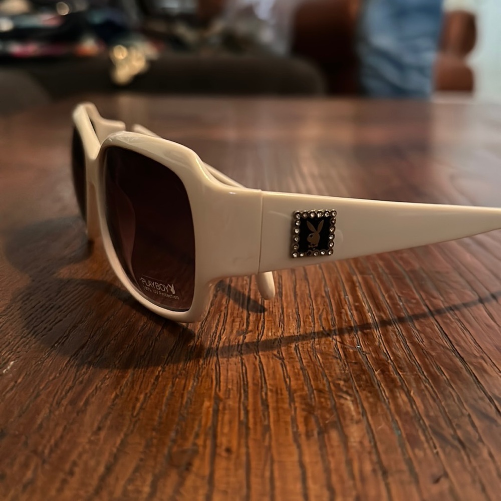 Playboy White Sunglasses